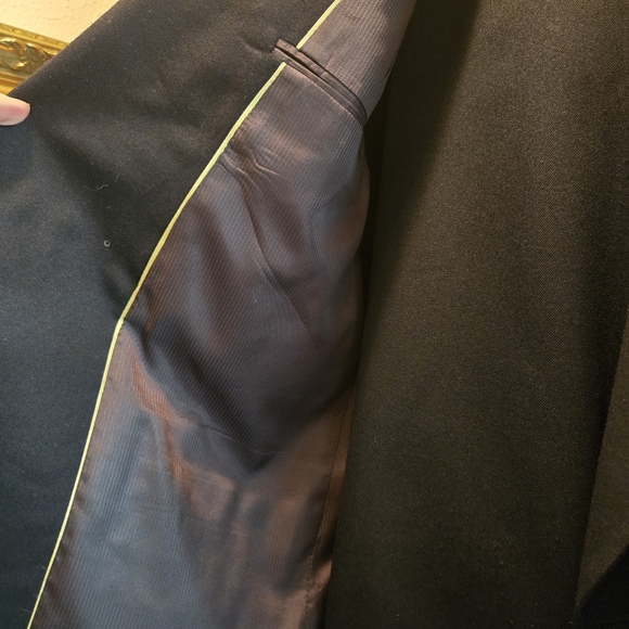 Haggar gorgeous mens suit black/dark blue szL 42 - Picture 2 of 12